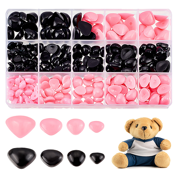 PandaHall CHGCRAFT 290Pcs 8 Sizes Plastic Nose Craft Triangle Nose with Half Drill Hole Safety Noses for Stuffed Animals Amigurumi Puppet..., Multicolor
PandaHall CHGCRAFT 290Pcs 8 Sizes Plastic Nose Craft Triangle Nose with Half Drill Hole Safety Noses for Stuffed Animals Amigurumi Puppet..., Multicolor