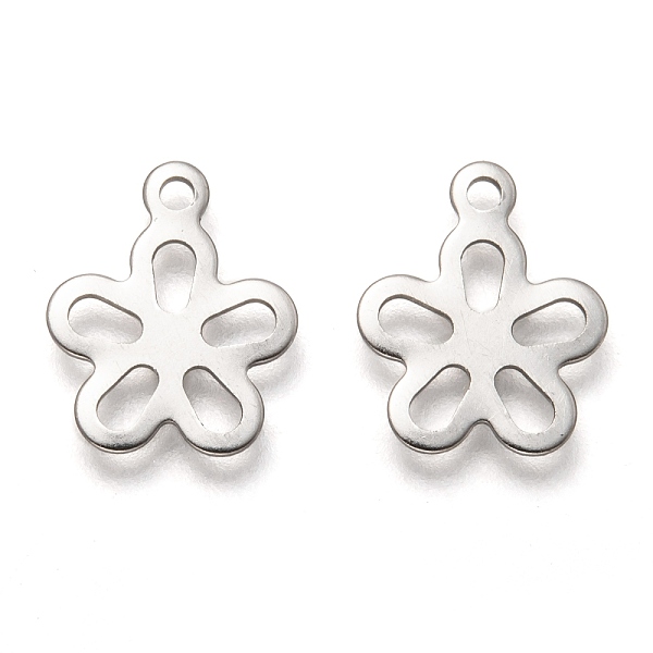 PandaHall 201 Stainless Steel Charms, Laser Cut, Hollow, Flower, Stainless Steel Color, 13.5x11x0.8mm, Hole: 1.4mm 201 Stainless Steel...
PandaHall 201 Stainless Steel Charms, Laser Cut, Hollow, Flower, Stainless Steel Color, 13.5x11x0.8mm, Hole: 1.4mm 201 Stainless Steel...