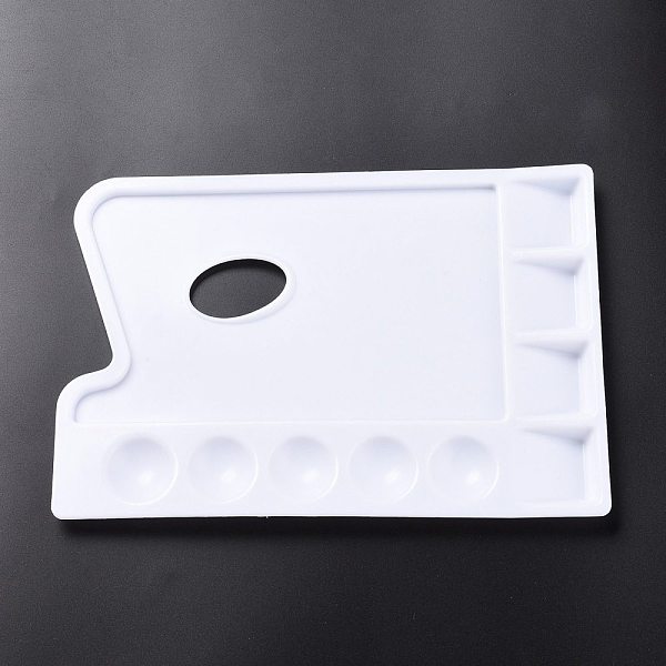 PandaHall Plastic Watercolor Oil Palette, Rectangle, White, 23.7x15.9x1.3cm, Hole: 4.4x2.8cm Plastic Rectangle White
PandaHall Plastic Watercolor Oil Palette, Rectangle, White, 23.7x15.9x1.3cm, Hole: 4.4x2.8cm Plastic Rectangle White