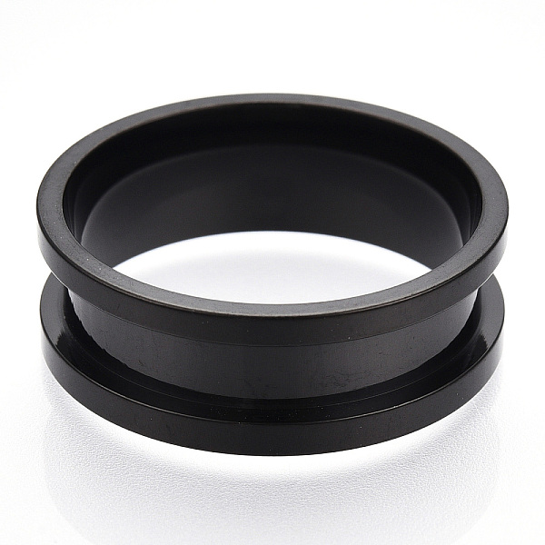 PandaHall 201 Stainless Steel Grooved Finger Ring Settings, Ring Core Blank, for Inlay Ring Jewelry Making, Electrophoresis Black, Inner...
PandaHall 201 Stainless Steel Grooved Finger Ring Settings, Ring Core Blank, for Inlay Ring Jewelry Making, Electrophoresis Black, Inner...