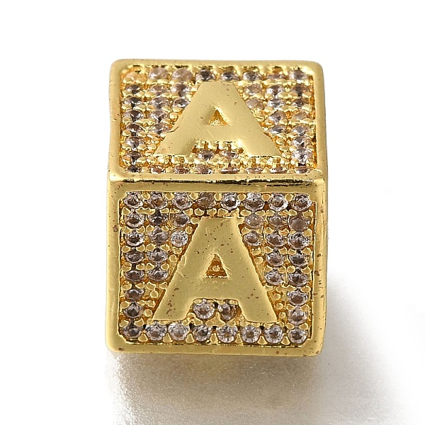 PandaHall Brass Cubic Zirconia Beads, Letter A, Square, Letter A, 9.5x9.5x9.5mm, Hole: 6mm Brass+Cubic Zirconia Letter A
PandaHall Brass Cubic Zirconia Beads, Letter A, Square, Letter A, 9.5x9.5x9.5mm, Hole: 6mm Brass+Cubic Zirconia Letter A
