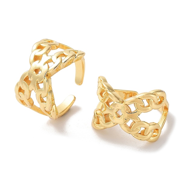 PandaHall Brass Open Cuff Ring, Hollow Infinity, Real 18K Gold Plated, US Size 6(16.5mm) Brass Infinity
PandaHall Brass Open Cuff Ring, Hollow Infinity, Real 18K Gold Plated, US Size 6(16.5mm) Brass Infinity