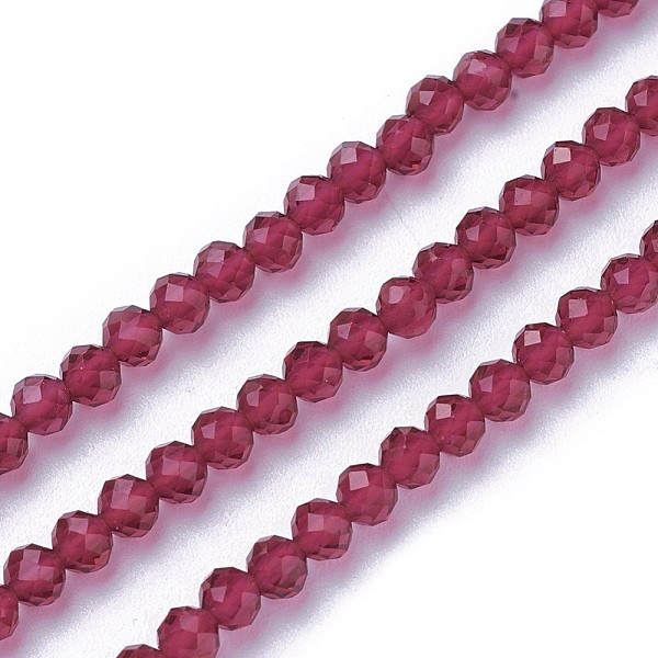PandaHall Faceted Glass Beads Strands, Round, Crimson, 3~3.5mm, Hole: 0.5mm, about 115~130pcs/strand, 14.5~16.1 inch(37~41cm) Glass Round..., Pink
PandaHall Faceted Glass Beads Strands, Round, Crimson, 3~3.5mm, Hole: 0.5mm, about 115~130pcs/strand, 14.5~16.1 inch(37~41cm) Glass Round..., Pink