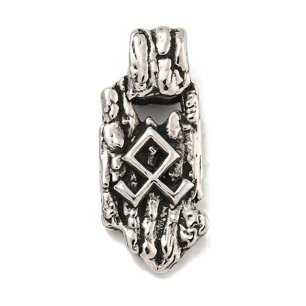 PandaHall Vintage 316 Surgical Stainless Steel Pendants, Othala Rune Charm, Antique Silver, 33.5x14x8mm, Hole: 5mm 316 Surgical Stainless...
PandaHall Vintage 316 Surgical Stainless Steel Pendants, Othala Rune Charm, Antique Silver, 33.5x14x8mm, Hole: 5mm 316 Surgical Stainless...