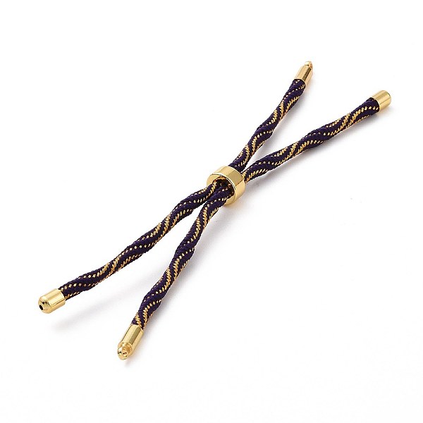 PandaHall Nylon Cord Silder Bracelets, for Connector Charm Bracelet Making, with Rack Plating Golden Brass Findings, Long-Lasting Plated..., Purple
PandaHall Nylon Cord Silder Bracelets, for Connector Charm Bracelet Making, with Rack Plating Golden Brass Findings, Long-Lasting Plated..., Purple