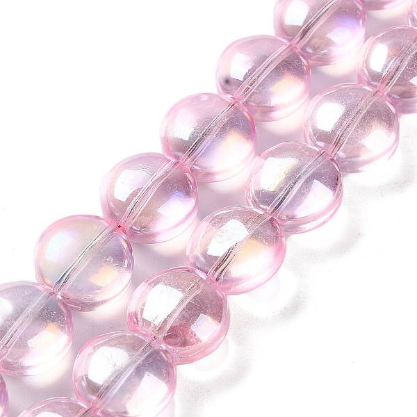 PandaHall Baking Paint Glass Beads Strands, Flat Round, Pink, 12~12.5x8~8.5mm, Hole: 1mm, about 50pcs/strand, 23.54''(59.8cm) Glass Flat...
PandaHall Baking Paint Glass Beads Strands, Flat Round, Pink, 12~12.5x8~8.5mm, Hole: 1mm, about 50pcs/strand, 23.54''(59.8cm) Glass Flat...