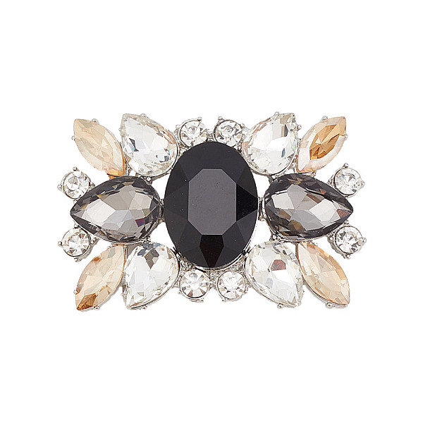 PandaHall Alloy Glass Detachable Shoe Buckle Clips, Flower Shoe Decoration, Platinum, 39x59.5x14mm Alloy Flower Black
PandaHall Alloy Glass Detachable Shoe Buckle Clips, Flower Shoe Decoration, Platinum, 39x59.5x14mm Alloy Flower Black