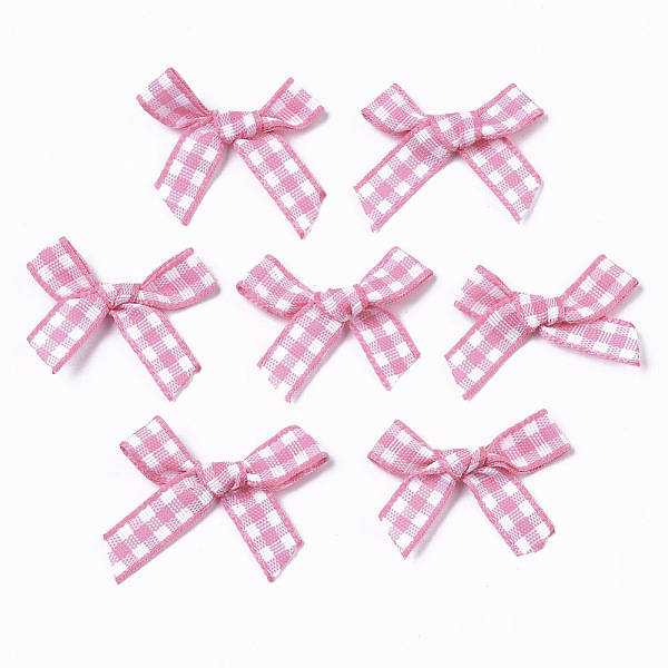 PandaHall Handmade Woven Costume Accessories, Tartan Pattern Ribbon Bowknot, Pearl Pink, 22~26x25~35x2~5mm Ribbon Bowknot
PandaHall Handmade Woven Costume Accessories, Tartan Pattern Ribbon Bowknot, Pearl Pink, 22~26x25~35x2~5mm Ribbon Bowknot