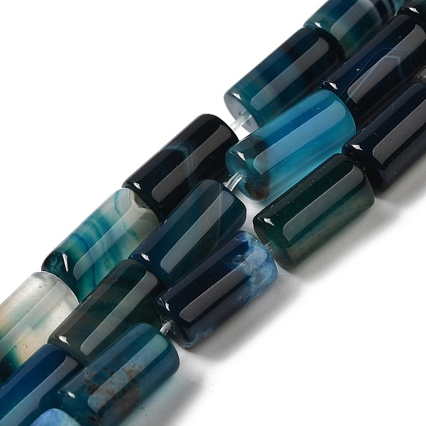 PandaHall Natural Agate Beads Strands, Dyed & Heated, Column, Deep Sky Blue, 8~8.5x14.5~16mm, Hole: 1.6mm, about 12pcs/strand, 7.20~7.48''...
PandaHall Natural Agate Beads Strands, Dyed & Heated, Column, Deep Sky Blue, 8~8.5x14.5~16mm, Hole: 1.6mm, about 12pcs/strand, 7.20~7.48''...