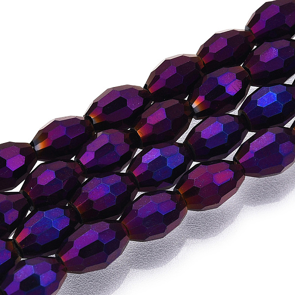 PandaHall Electroplate Glass Beads Strands, AB Color Plated, Faceted Oval, Indigo, 6x4mm, Hole: 1mm, about 67~68pcs/strand Glass Oval Purple
PandaHall Electroplate Glass Beads Strands, AB Color Plated, Faceted Oval, Indigo, 6x4mm, Hole: 1mm, about 67~68pcs/strand Glass Oval Purple
