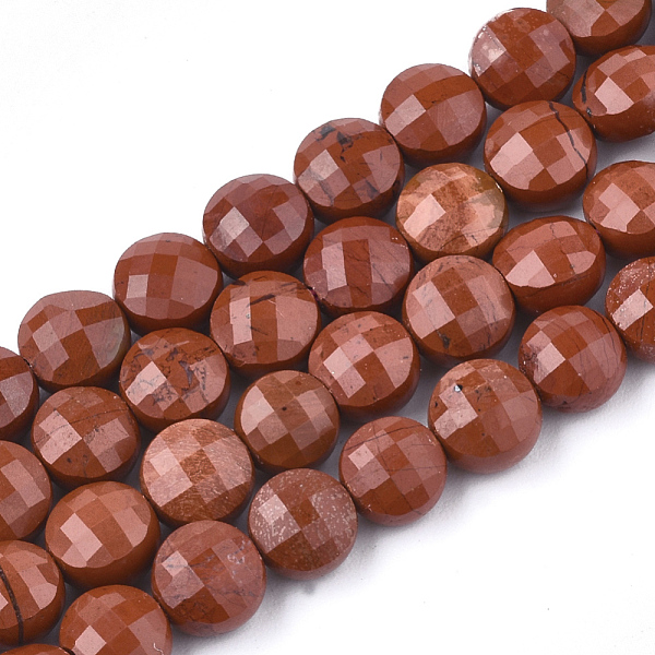 PandaHall Natural Red Jasper Beads Strands, Faceted, Flat Round, 6~6.5x4~4.5mm, Hole: 0.7mm, about 61pcs/strand, 14.9 inch Red Jasper Flat...
PandaHall Natural Red Jasper Beads Strands, Faceted, Flat Round, 6~6.5x4~4.5mm, Hole: 0.7mm, about 61pcs/strand, 14.9 inch Red Jasper Flat...