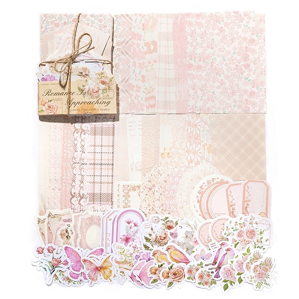 PandaHall Spring Flower Scrapbooking Tool Kits, Including 40Pcs Paper Pads, 20Pcs Memo Paper and 40Pcs PET Stickers, for DIY Album Scrapbook..., Pink
PandaHall Spring Flower Scrapbooking Tool Kits, Including 40Pcs Paper Pads, 20Pcs Memo Paper and 40Pcs PET Stickers, for DIY Album Scrapbook..., Pink