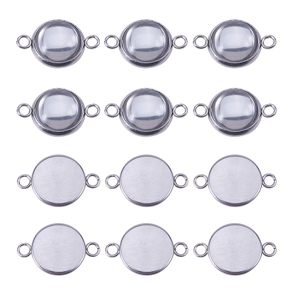 PandaHall 60Pcs Stainless Steel Round Blank Bezel Pendant Connector, Trays Base Cabochon Settings Trays Pendant Blanks Links with Glass...
PandaHall 60Pcs Stainless Steel Round Blank Bezel Pendant Connector, Trays Base Cabochon Settings Trays Pendant Blanks Links with Glass...