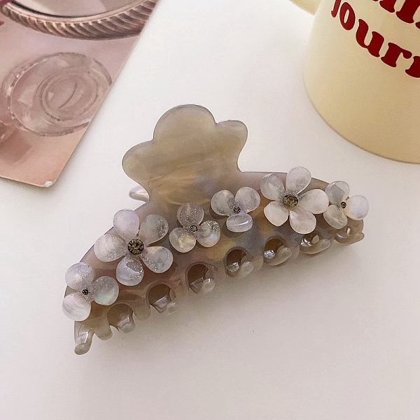 PandaHall Flower Rhinestones Claw Hair Clips, Cellulose Acetate(Resin) Hair Clips for Women Girls, Tan, 92x46.5x49mm Cellulose Acetate..., Orange
PandaHall Flower Rhinestones Claw Hair Clips, Cellulose Acetate(Resin) Hair Clips for Women Girls, Tan, 92x46.5x49mm Cellulose Acetate..., Orange