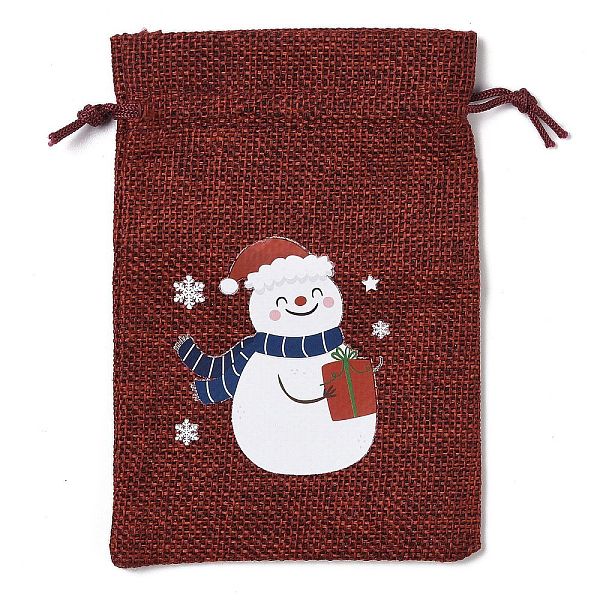PandaHall Christmas Theme Jute Cloth Storage Bags, Rectangle Drawstring Bags, FireBrick, Snowman, 14x10x0.4cm Jute Snowman Red
PandaHall Christmas Theme Jute Cloth Storage Bags, Rectangle Drawstring Bags, FireBrick, Snowman, 14x10x0.4cm Jute Snowman Red