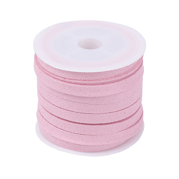 PandaHall Faux Suede Cord, Faux Suede Lace, Hot Pink, 5x1.5mm, about 5.46 yards(5m)/roll, 25rolls/bag Faux Suede Pink
PandaHall Faux Suede Cord, Faux Suede Lace, Hot Pink, 5x1.5mm, about 5.46 yards(5m)/roll, 25rolls/bag Faux Suede Pink