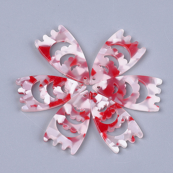 PandaHall Cellulose Acetate(Resin) Pendants, Red, 29.5x16x2.5mm, Hole: 1.5mm Cellulose Acetate Others Red
PandaHall Cellulose Acetate(Resin) Pendants, Red, 29.5x16x2.5mm, Hole: 1.5mm Cellulose Acetate Others Red