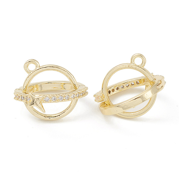 PandaHall Rack Plating Brass Pave Clear Cubic Zirconia Bead Cage Pendants, Planet Charms with Star, Cadmium Free & Lead Free, Long-Lasting...
PandaHall Rack Plating Brass Pave Clear Cubic Zirconia Bead Cage Pendants, Planet Charms with Star, Cadmium Free & Lead Free, Long-Lasting...