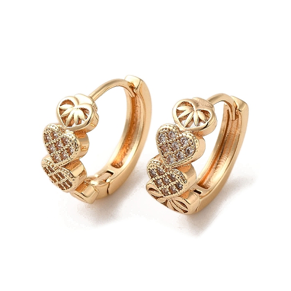 PandaHall Brass Micro Pave Cubic Zirconia Hoop Earrings, Heart, Light Gold, 15x6mm Cubic Zirconia Heart
PandaHall Brass Micro Pave Cubic Zirconia Hoop Earrings, Heart, Light Gold, 15x6mm Cubic Zirconia Heart