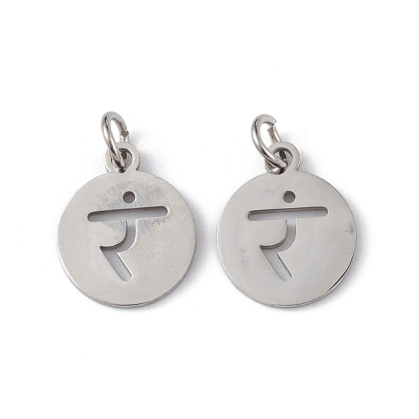 PandaHall 304 Stainless Steel Charms, with Jump Ring, Flat Round with Ohm/Aum Charm, Stainless Steel Color, 14x12x1.1mm, Hole: 3mm 304...
PandaHall 304 Stainless Steel Charms, with Jump Ring, Flat Round with Ohm/Aum Charm, Stainless Steel Color, 14x12x1.1mm, Hole: 3mm 304...