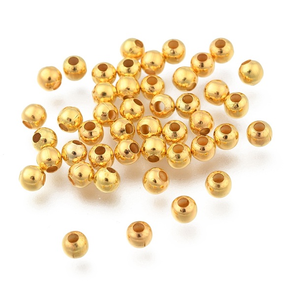 PandaHall Iron Spacer Beads, Long-Lasting Plated, Round, Golden, 4mm, Hole: 1.5mm Iron Round
PandaHall Iron Spacer Beads, Long-Lasting Plated, Round, Golden, 4mm, Hole: 1.5mm Iron Round