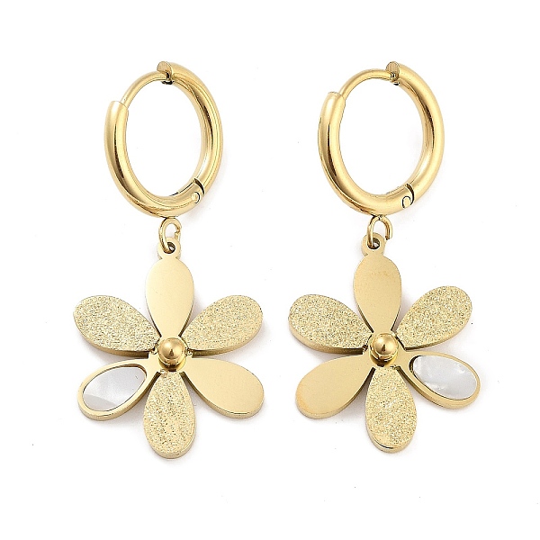 PandaHall Texture Flower 304 Stainless Steel Shell Dangle Earrings, Hoop Earrings for Women, Real 18K Gold Plated, 36x16.5mm 304 Stainless...
PandaHall Texture Flower 304 Stainless Steel Shell Dangle Earrings, Hoop Earrings for Women, Real 18K Gold Plated, 36x16.5mm 304 Stainless...