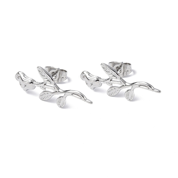 PandaHall 304 Stainless Steel Flower of Life Stud Earrings for Women, Stainless Steel Color, 24.5x10mm, Pin: 0.7mm 304 Stainless Steel...
PandaHall 304 Stainless Steel Flower of Life Stud Earrings for Women, Stainless Steel Color, 24.5x10mm, Pin: 0.7mm 304 Stainless Steel...