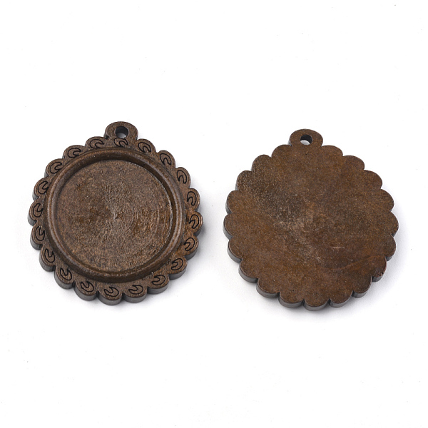 PandaHall Wooden Pendant Cabochon Settings, Pendant Base, Flower, Coconut Brown, Tray: 25mm, 39.5x37.5x5.5mm, Hole: 2.5mm Wood Flower Brown
PandaHall Wooden Pendant Cabochon Settings, Pendant Base, Flower, Coconut Brown, Tray: 25mm, 39.5x37.5x5.5mm, Hole: 2.5mm Wood Flower Brown