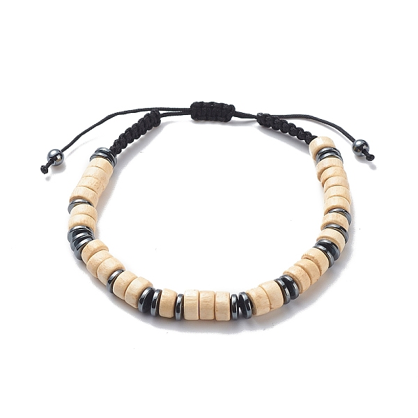 PandaHall 3Pcs 3 Style Morse Code Stackable Bracelets Set, Natural Maple Wood & Synthetic Hematite Braided Bead Bracelets for Men Women..., Yellow
PandaHall 3Pcs 3 Style Morse Code Stackable Bracelets Set, Natural Maple Wood & Synthetic Hematite Braided Bead Bracelets for Men Women..., Yellow