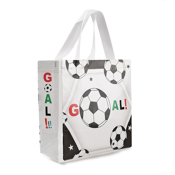 PandaHall Football Printed Non-Woven Waterproof Tote Bags, Heavy Duty Storage Reusable Shopping Bags, Rectangle, White, 28x21.7x0.2cm...
PandaHall Football Printed Non-Woven Waterproof Tote Bags, Heavy Duty Storage Reusable Shopping Bags, Rectangle, White, 28x21.7x0.2cm...