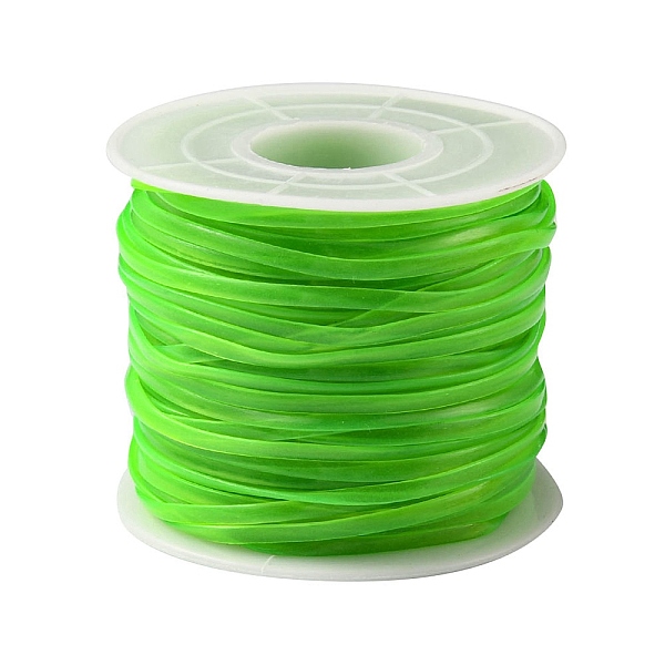 PandaHall Luminous PVC Synthetic Rubber Cord, No Hole, with Spool, Flat, Lime, 2.3x0.8mm, about 27.34 Yards(25m)/Roll PVC Green
PandaHall Luminous PVC Synthetic Rubber Cord, No Hole, with Spool, Flat, Lime, 2.3x0.8mm, about 27.34 Yards(25m)/Roll PVC Green