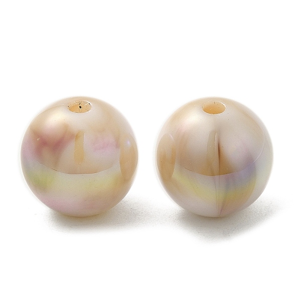PandaHall Iridescent ABS Plastic Beads, Round, Blanched Almond, 12x11.5mm, Hole: 2mm ABS Plastic Round
PandaHall Iridescent ABS Plastic Beads, Round, Blanched Almond, 12x11.5mm, Hole: 2mm ABS Plastic Round