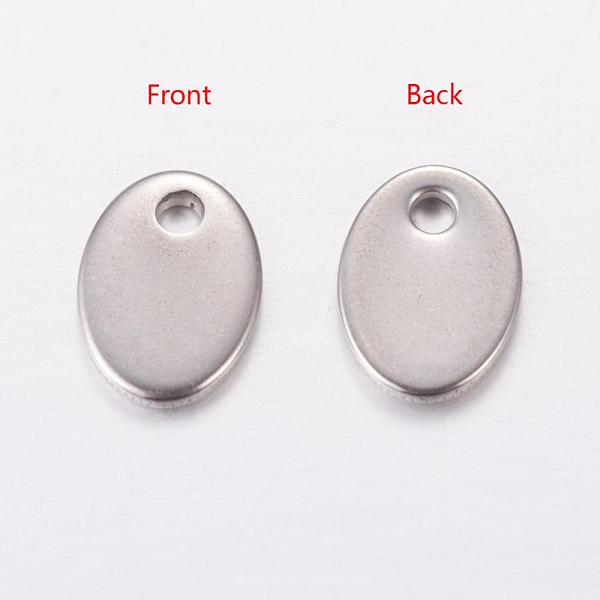 PandaHall Original Color Flat Oval Stamping Blank Tag Charms 201 Stainless Steel Pendants, 7x5x0.6mm, Hole: 1mm 201 Stainless Steel Oval
PandaHall Original Color Flat Oval Stamping Blank Tag Charms 201 Stainless Steel Pendants, 7x5x0.6mm, Hole: 1mm 201 Stainless Steel Oval