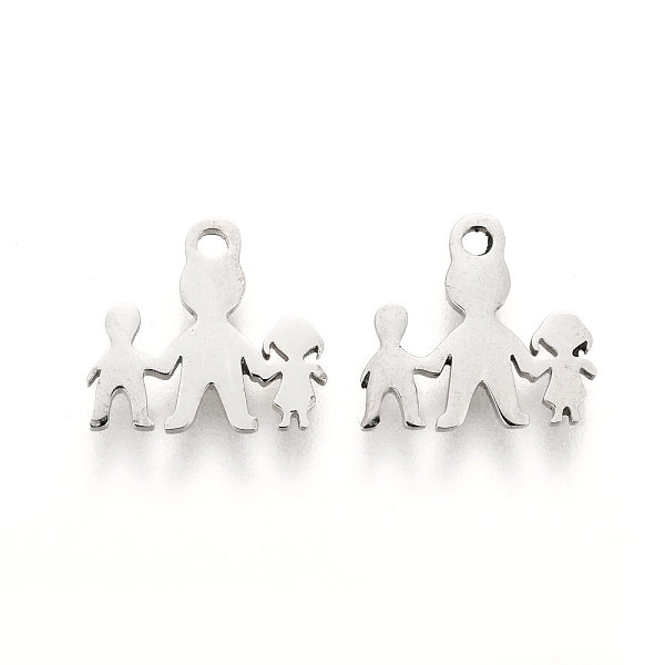 PandaHall 304 Stainless Steel Charms, Laser Cut, Family, Stainless Steel Color, 9.5x9.5x1mm, Hole: 1.2mm 304 Stainless Steel Human
PandaHall 304 Stainless Steel Charms, Laser Cut, Family, Stainless Steel Color, 9.5x9.5x1mm, Hole: 1.2mm 304 Stainless Steel Human
