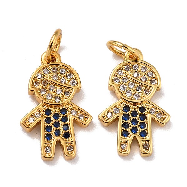 PandaHall Brass Micro Pave Cubic Zirconia Charms, with Jump Ring, Real 18K Gold Plated, Boy, Prussian Blue, 15.5x10x1.5mm, Jump Ring...
PandaHall Brass Micro Pave Cubic Zirconia Charms, with Jump Ring, Real 18K Gold Plated, Boy, Prussian Blue, 15.5x10x1.5mm, Jump Ring...