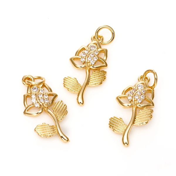 PandaHall Valentine's Day Brass Micro Pave Cubic Zirconia Pendants, with Jump Ring, Long-Lasting Plated, Rose, Clear, Golden, 20x10x2.5mm...
PandaHall Valentine's Day Brass Micro Pave Cubic Zirconia Pendants, with Jump Ring, Long-Lasting Plated, Rose, Clear, Golden, 20x10x2.5mm...