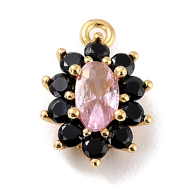 PandaHall Eco-Friendly Brass Micro Pave Cubic Zirconia Charms, Cadmium Free & Lead Free, Real 18K Gold Plated, Flower, 11.5x7.5x4mm, Hole..., Black
PandaHall Eco-Friendly Brass Micro Pave Cubic Zirconia Charms, Cadmium Free & Lead Free, Real 18K Gold Plated, Flower, 11.5x7.5x4mm, Hole..., Black