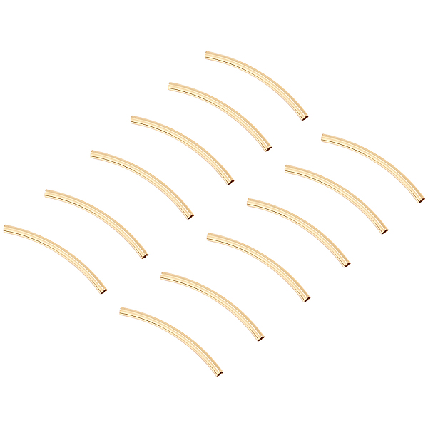 PandaHall 30Pcs Eco-Friendly Brass Curved Tube Beads, Curved Tube Noodle Beads, Lead Free & Nickel Free & Cadmium Free, Real 14K Gold...
PandaHall 30Pcs Eco-Friendly Brass Curved Tube Beads, Curved Tube Noodle Beads, Lead Free & Nickel Free & Cadmium Free, Real 14K Gold...