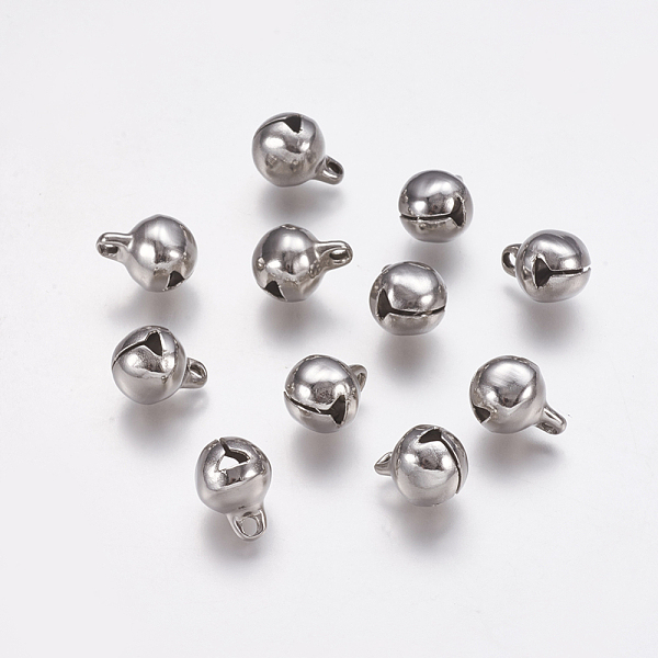 PandaHall 304 Stainless Steel Bell charms, Stainless Steel Color, 13x10mm, Hole: 2mm 304 Stainless Steel Bell
PandaHall 304 Stainless Steel Bell charms, Stainless Steel Color, 13x10mm, Hole: 2mm 304 Stainless Steel Bell