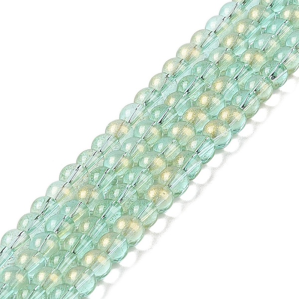 PandaHall Glass Bead Strands, with Glitter Powder, Round, Light Green, 6x5.5mm, Hole: 1mm, about 142pcs/strand, 29.92''(76cm) Glass Round
PandaHall Glass Bead Strands, with Glitter Powder, Round, Light Green, 6x5.5mm, Hole: 1mm, about 142pcs/strand, 29.92''(76cm) Glass Round