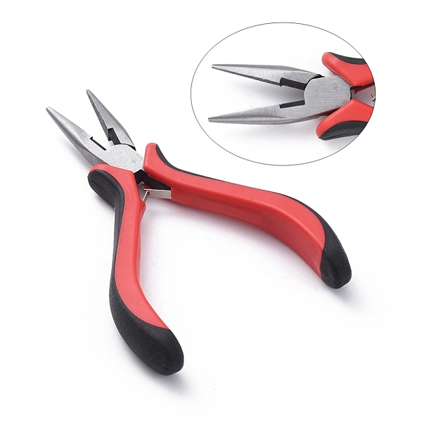 PandaHall Carbon Steel Jewelry Pliers for Jewelry Making Supplies, Wire Cutter Pliers, Chain Nose Pliers, Polishing, Gunmetal, 12.9cm Carbon..., Red
PandaHall Carbon Steel Jewelry Pliers for Jewelry Making Supplies, Wire Cutter Pliers, Chain Nose Pliers, Polishing, Gunmetal, 12.9cm Carbon..., Red