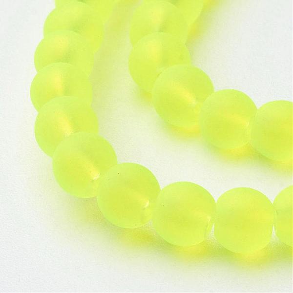 PandaHall Transparent Glass Bead Strands, Frosted, Round, Green Yellow, 4mm, Hole: 1.1~1.6mm, about 200pcs/strand, 31.4 inch Glass Round...
PandaHall Transparent Glass Bead Strands, Frosted, Round, Green Yellow, 4mm, Hole: 1.1~1.6mm, about 200pcs/strand, 31.4 inch Glass Round...