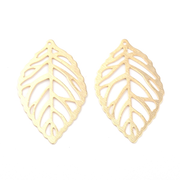 PandaHall Brass Pendants, Long-Lasting Plated, Leaf, Real 24K Gold Plated, 35x20x0.5mm, Hole: 1mm Brass Leaf
PandaHall Brass Pendants, Long-Lasting Plated, Leaf, Real 24K Gold Plated, 35x20x0.5mm, Hole: 1mm Brass Leaf