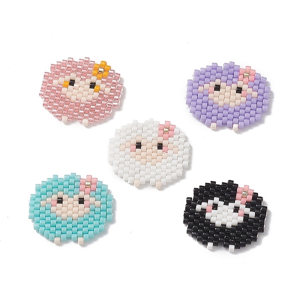 PandaHall Handmade Japanese Seed Beads, Loom Pattern, Sheep, Mixed Color, 18x20x2mm Glass Sheep Multicolor
PandaHall Handmade Japanese Seed Beads, Loom Pattern, Sheep, Mixed Color, 18x20x2mm Glass Sheep Multicolor