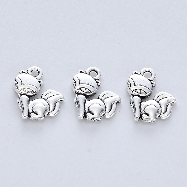 PandaHall Tibetan Style Alloy Pendants, Cadmium Free & Lead Free, Fox, Antique Silver, 15x11.5x3mm, Hole: 1.6mm Alloy Fox
PandaHall Tibetan Style Alloy Pendants, Cadmium Free & Lead Free, Fox, Antique Silver, 15x11.5x3mm, Hole: 1.6mm Alloy Fox