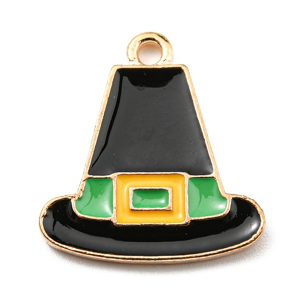 PandaHall Thanksgiving Day Alloy Enamel Pendants, Light Gold, Hat, 19x18x1.5mm, Hole: 1.8mm Alloy+Enamel Hat Black
PandaHall Thanksgiving Day Alloy Enamel Pendants, Light Gold, Hat, 19x18x1.5mm, Hole: 1.8mm Alloy+Enamel Hat Black