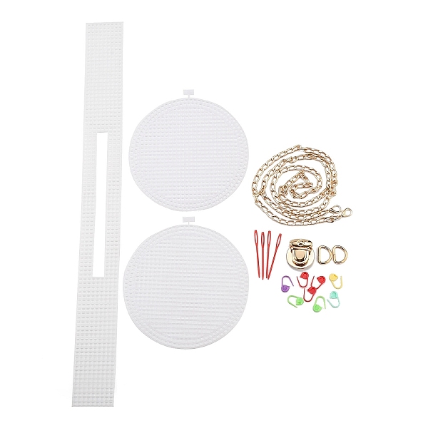 PandaHall DIY Round Plastic Knitting Crochet Bag Making Kits, Handmade Crossbody Bags, Mixed Color, 18.6~56.5x5.5~17.5x0.15cm, 19pcs/set..., Multicolor
PandaHall DIY Round Plastic Knitting Crochet Bag Making Kits, Handmade Crossbody Bags, Mixed Color, 18.6~56.5x5.5~17.5x0.15cm, 19pcs/set..., Multicolor