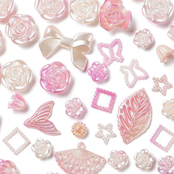 PandaHall Gradient Color Opaque Resin Beads, Flower & Leaf & Butterfly, Mixed Shapes, Lavender Blush, 9~20x9~30x3~7mm, Hole: 1.8mm Resin...
PandaHall Gradient Color Opaque Resin Beads, Flower & Leaf & Butterfly, Mixed Shapes, Lavender Blush, 9~20x9~30x3~7mm, Hole: 1.8mm Resin...