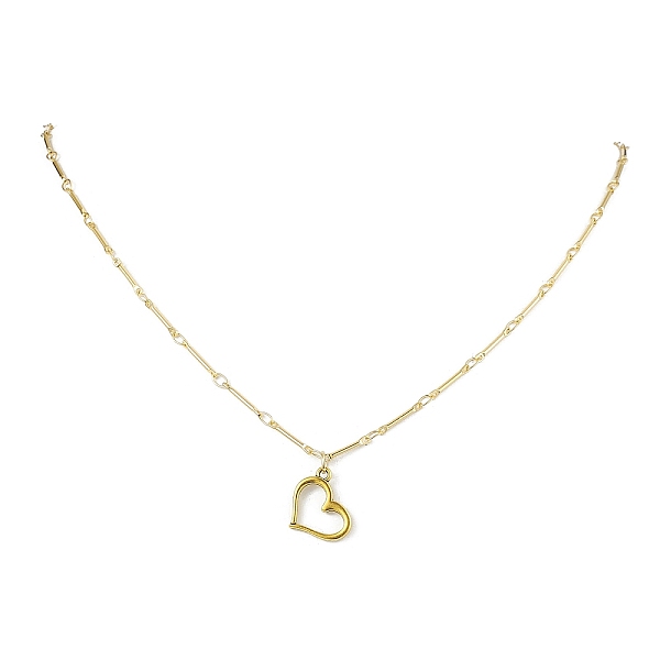 PandaHall Brass Bar Necklsces, Heart Alloy Pendant Necklaces, Jewely for Women, Golden, 24.09 inch(61.2cm) Brass Heart
PandaHall Brass Bar Necklsces, Heart Alloy Pendant Necklaces, Jewely for Women, Golden, 24.09 inch(61.2cm) Brass Heart