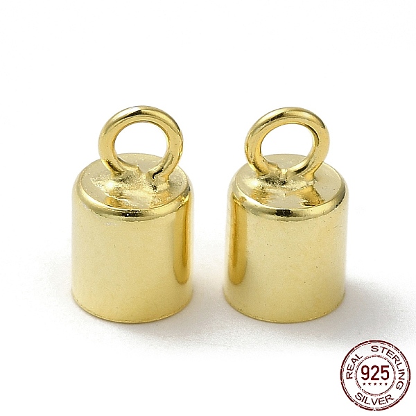 PandaHall 925 Sterling Silver Cord Ends, End Caps, Column, Golden, 8x5mm, Hole: 1.8mm, Inner Diameter: 4mm Sterling Silver Column
PandaHall 925 Sterling Silver Cord Ends, End Caps, Column, Golden, 8x5mm, Hole: 1.8mm, Inner Diameter: 4mm Sterling Silver Column
